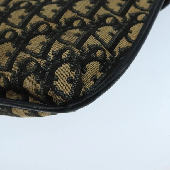 Christian Dior Trotter Canvas Shoulder Bag Navy Auth 104185 - Picture 5 of 16